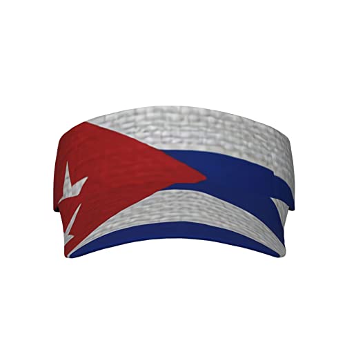 Image of Cute Funny Flag Hat Women Men Adjustable Flag Sport Sun Visor Hat Summer Fashion Sun Cap Beach Flag Hat