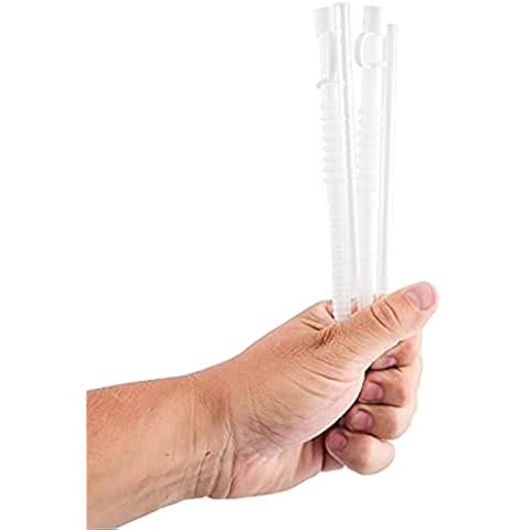 Red Cup Living Reusable Drinking Straws for Cold and Hot Drinks - Plastic Smoothie Straws for 18 oz Cups - Set of 4 - Eco-Conscious - Perfect for Party Cups, Mugs, Mason Jars, and Tumblers, Party Cups Cover