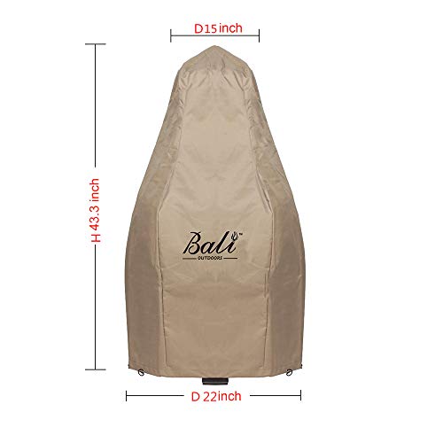 Bali Outdoors Patio Chiminea Cover H43.3'' X D22'' #TOP1