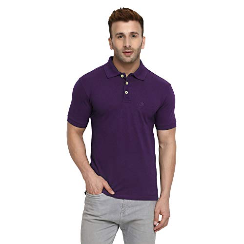 Image of CHKOKKO Men's Cotton Regular Fit Half Sleeves Polo T-Shirt