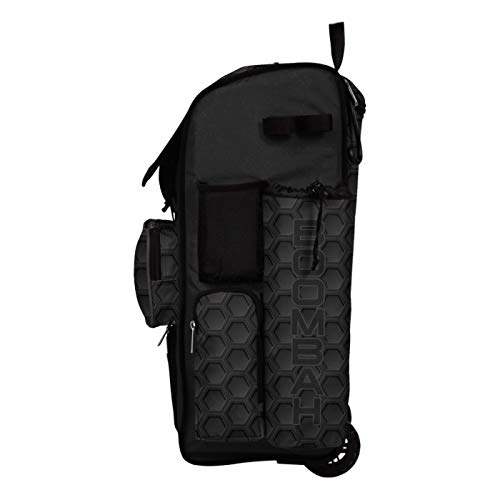 Boombah Rolling Superpack 2.0 3DHC Baseball/Softball Gear Bag - 23-1/2" x 13-1/2" x 9-1/2" - Black - Telescopic Handle - Holds 4 Bats - Wheeled Version - Thumbnail 4