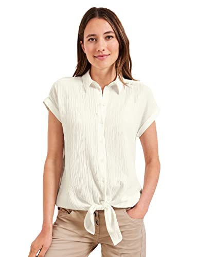 CECIL Damen B343979 Sommerbluse, Vanilla White, L EU