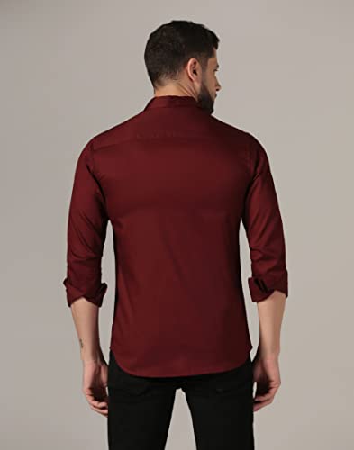 Image of J B Fashion Men's Cotton Full Sleeve Plain Casual Shirt (J-Plain)