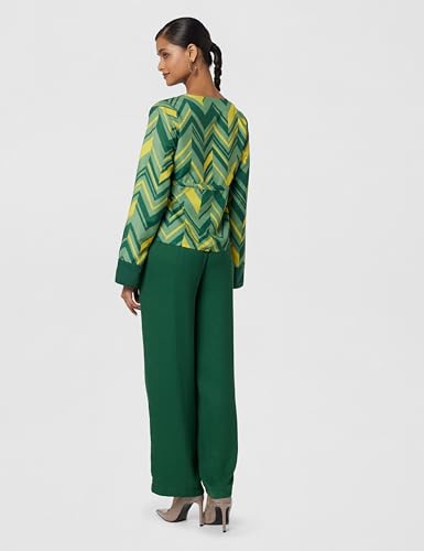 Image of RIVER by Narendra Kumar Premium Designer Women's Solid Casual Pants