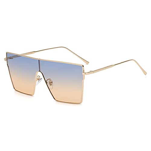 Lunettes de soleil de grand cadre carré femmes pour masquer la fatigue visuelle