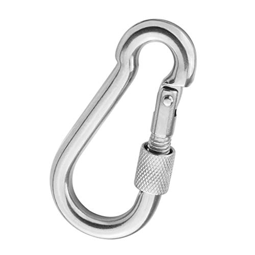 Tongina Mosquetão De Bloqueio De Rede Hammock Hanging Buckle Keychain Camping Hiking Swing