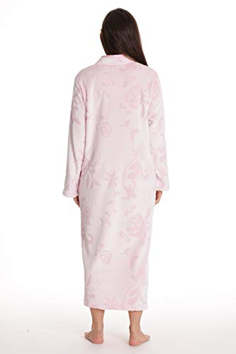 Image of Just Love Plush Zipper Lounger Solid Robe