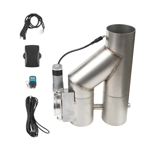 Kit de silenciador de acero inoxidable TP-1028A con doble válvula eléctrica para escape universal
