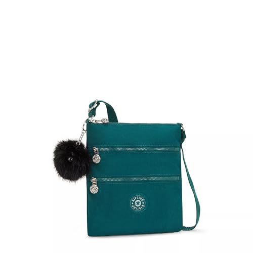 Image of Kipling Women's Abanu Multi Crossbody Bag, Lightweight, Adjustable Nylon Waist Pack with Multi-Compartment Zip Pockets