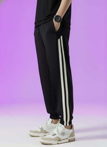 Image of dockstreet Mens Baggy fit Jogger /Sweatpants /Gym Gear, Trouser, Loose Home Relaxed Pants