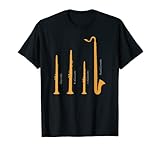 Varios tipos de clarinete – Regalo para clarinete Camiseta