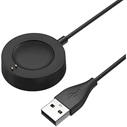 Cargador Inalambrico Smartwatch Fossil Mugust Cargador para Fossil Gen 4/5/5E/6,Emporio Armani,Skagen falster 2,Misfit Vapor 2,Cable de Carga USB Repuesto para Reloj Inteligente Accesorios(100cm)