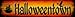 Halloweentown Novelty Metal Small Street Sign K-492