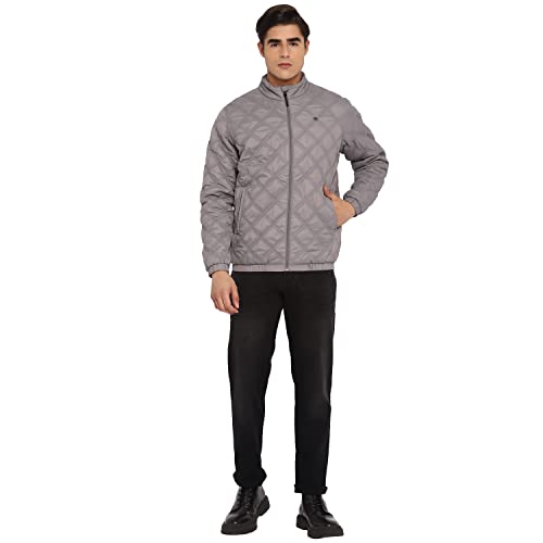 Image of Red Chief Men Milletry Full Sleeve Solid Regular Fit Polyester Standard Length Casual Jacket
