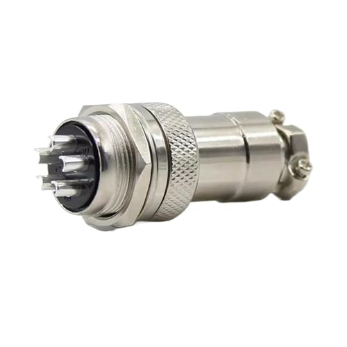 Conector GX20 aviation plug 5 pines miniatura 1