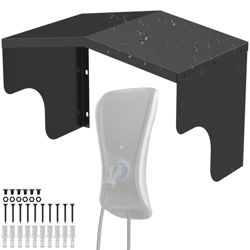 EV Charger Protective Cover Metal Electric Vehicle Charger Protective Roof Charging Post Roof with Installation Accessories Easy to Install Electric Charger Protective Cover for Outdoor EV Charging 7