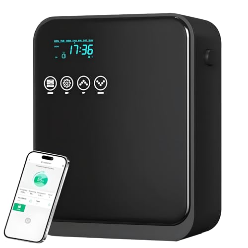 Smart Scent Diffusor 250ML, Cold Tech für Lar Spaces bis zu 2150 Sq Ft.WiFi App Control & Whisper Quiet Operation Unter 35DB.Ideal für Home Office oder Commercial Use