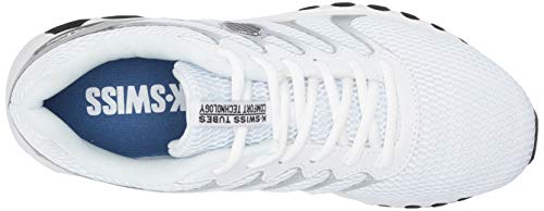Image of K-Swiss Men's Tubes 200 Training Shoe, White /Black /Silver, 8
