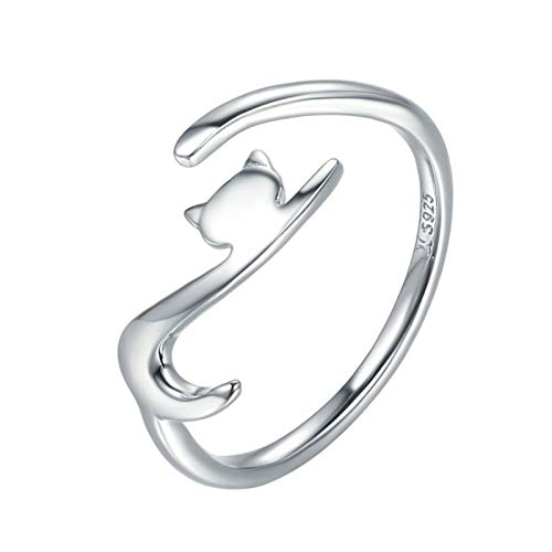 Bague en argent S925 en forme Cover