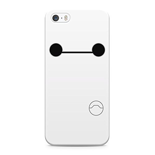 Big Hero 6 Baymax Hard Plastic Snap-On Case Cover para iPhone 5 e iPhone 5s