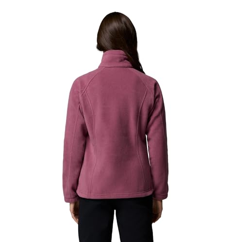 Image of Columbia Women's Plus Benton Springs Full Zip Fleece Jacket, Antique Mauve, 2X