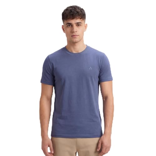 Image of Clans & Hans Men's Super Combed Cotton T Shirt, Regular Fit Round Neck Tshirt, Half Sleeves, Plain T-Shirt for Men