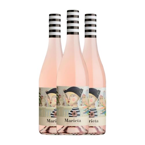 Martín Códax Marieta Mencía Vino de la Tierra de Castilla y León 75 cl Vino rosado (Caja de 3 Botellas de 75 cl)