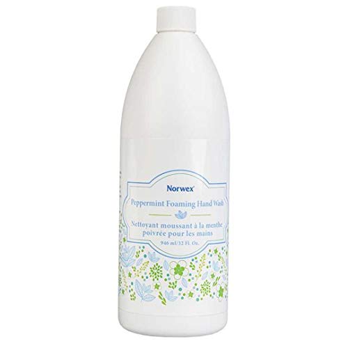 NORWEX Peppermint Foaming Hand Wash Refill Bottle (1-32 FL OZ / 946 ml)