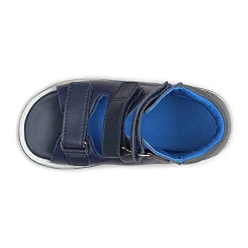 Memo Pedro Corrective Orthopedic High-Top Afo-Like Microfiber Sandal, Navy Blue, 27 (10.5 Us Little Kid) #TOP5