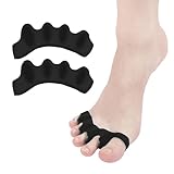 Toe Separators/Toe Spacers for Women and Men, Hammer Toes Straightener, Bunions, Overlapping Toes Corrector for Foot Health and Pain Relief