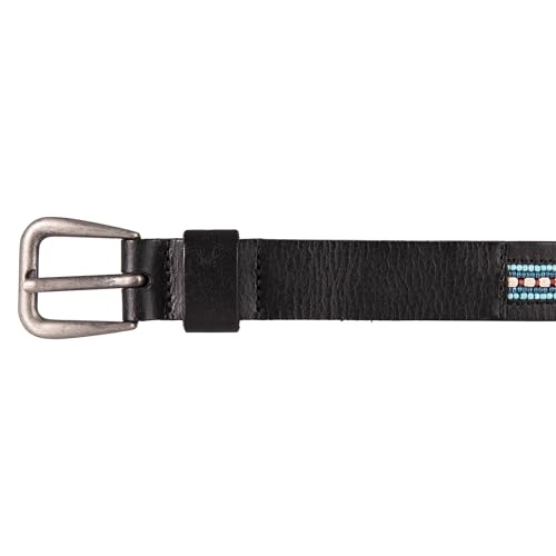 Image of Lucky Brand Women's Western Leather Belt | Classic | Fashion | Vintage | Buffalo Leather | Western-Inspired