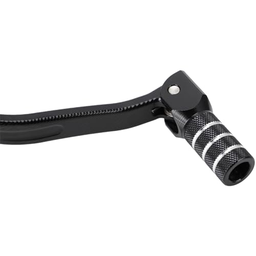 Image of Dirt Bike Gear Shifter Shift Lever Folding Tip CNC for KX 85 100 KX85 KX100 2014-2021 KX112 2023-2024 Black