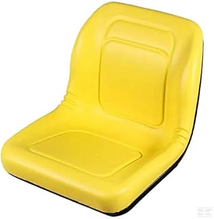 GOPART - Asiento para tractor amarillo PVC 462 x 545 mm
