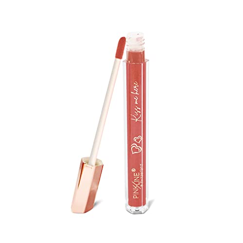 Image of PINK LINE Intense Matte Velvet Lip Gloss /Non-cracking Anti-transfer Long-Lasting Waterproof Liquid Lipstick /Lip Gloss Set (Pack of 1)