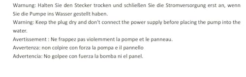 Biling Teichbelüfter Sauerstoffpumpe für Teich Solar, 2,5W Solar Teichbelüfter Sauerstoffpumpe Air Aquarium mit Akk, Sauerstoff Teich Belüftungspumpe 3 Modi 2 Luftsteine für Gartenteich, Angeln