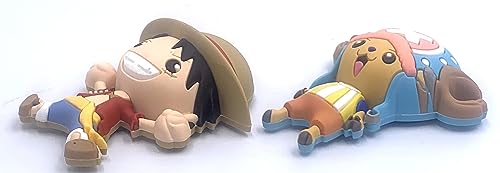Set de imanes 3D One Piece Luffy y Chopper miniatura 2