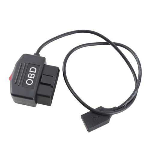 Amazon.co.jp: OBD電源アダプターケーブル 48cm / 18.9インチ スイッチ