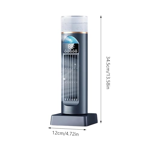 Ventilateur de chambre portable et oscillant pour un été frais au bureau - 6