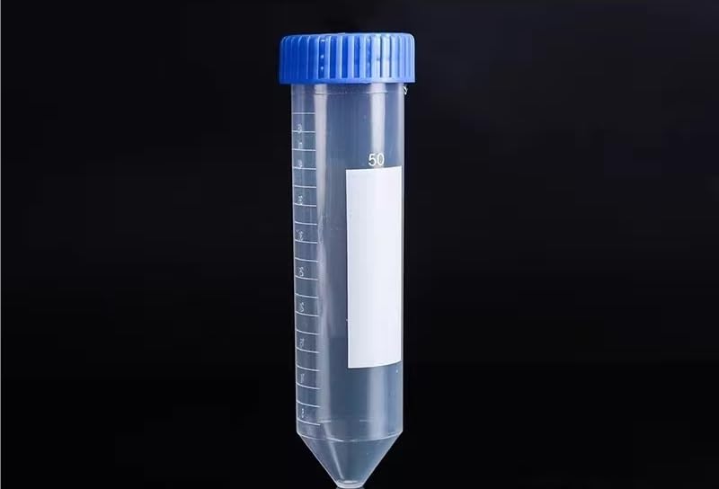 100 Stück/Los 50 ml Kunststoff-Zentrifugenröhrchen mit scharfem Boden und Schraubverschluss for Arten von Laborexperimenten