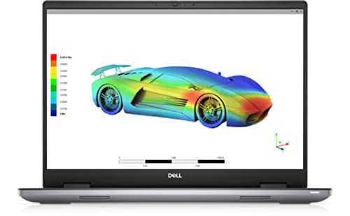 Image of Dell Precision 7670 Workstation Laptop (2022) | 16 inch 1920x1200 FHD+ | Core i9-12950HX - 512GB SSD Hard Drive - 64GB RAM - Nvidia RTX A4500 | 16 cores @ 5 GHz - 16GB GDDR6 Win 11 Pro Silver (Renewed)