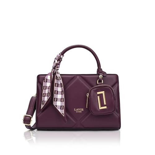 Image of Lavie Luxe Women's Quaro26 Horizontal Small Satchel Handbag | Satchel Bag for Work | Ladies Purse | Stylish Shoulder Bag | Gift For Women