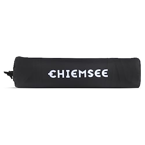 Chiemsee Jumper Iso-Matte selbstaufblasend für Camping & Zelten aus recyceltem PET, schwarz