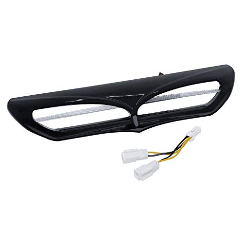 Bid4ze - Parabrezza per moto, con luci a LED, per