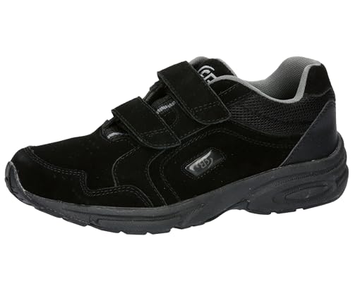 Brütting Unisex Circle V Walkingschuhe, schwarz/Silber, 36 EU