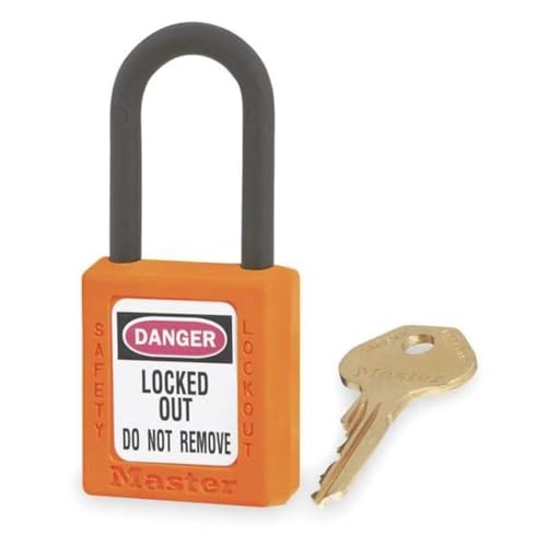 Image of Master Lock 406 Safety Padlock Orange