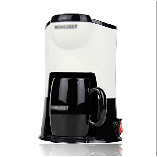 Kleine Tropfkaffeemaschine, tragbares, Lebensmittelgrad-PP-Material, mit Maßstab-Wassertank, für Heimbüro Frisch gemahlener Kaffee,A