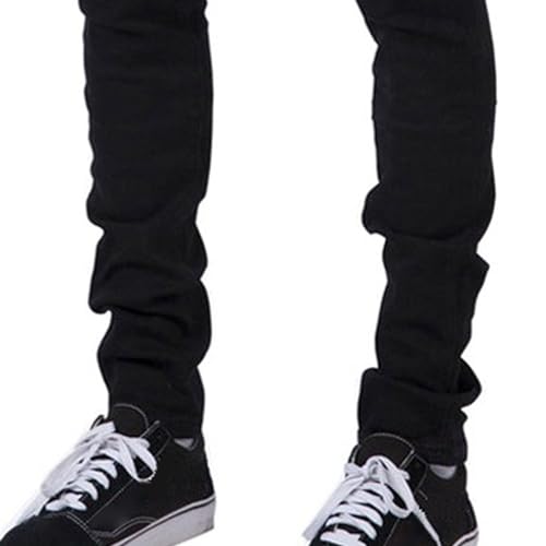 Mens Skinny Jeans Slim Straight Jeans for Men Trendy Ripped Distressed Classic Denim Pants Stretchy Jean2