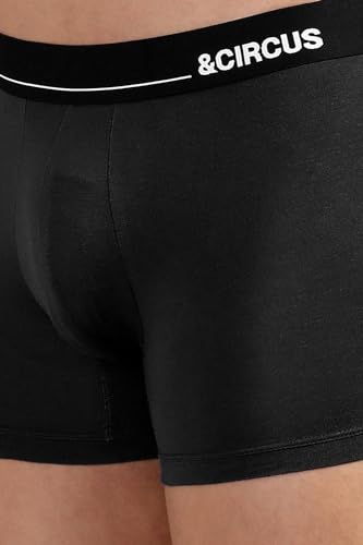 Image of &Circus Men's Puresoft Beechwood Modal Boxer Brief | Ultra Soft Mens Breathable Boxer Briefs Innerwear Men