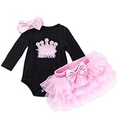 LUJENGEFA Baby Girl 1st 2nd Birthday Outfit Girl Sweet One Birthday Romper Tutu Skirt with Headba...