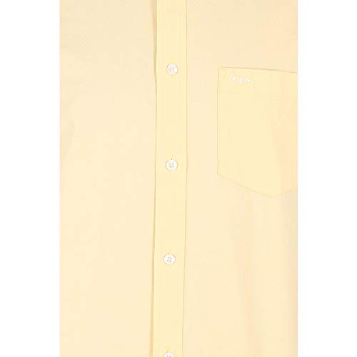 Image of Colorplus Men's Cotton Blend Solid Pattern Tailored Fit Spread Collar Full Sleeve Casual Shirt